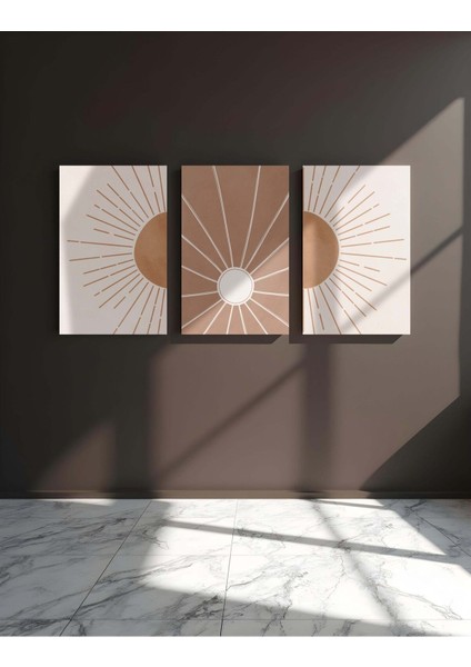 Premium Kalite Duvar Tablosu Çerçeve Görünümlü Mutfak Tabloları 3 Lü Tablo Modern Tablo Bohem Tablo fiyatları