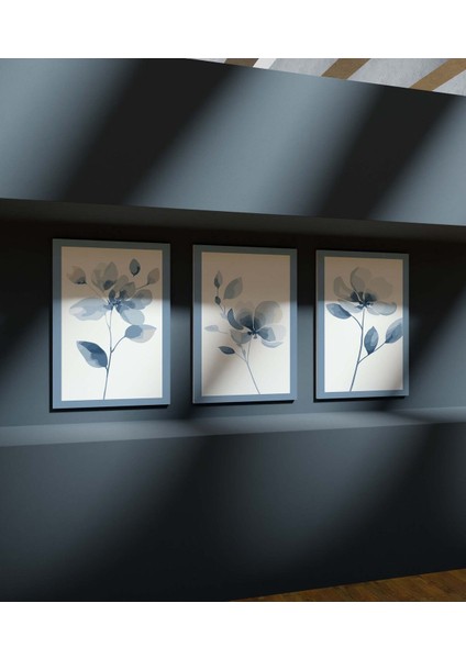 Duvar Tablosu Çerçeve Görünümlü Mutfak Tabloları 3 Lü Tablo Modern Tablo Premium Kalite Bohem Tablo