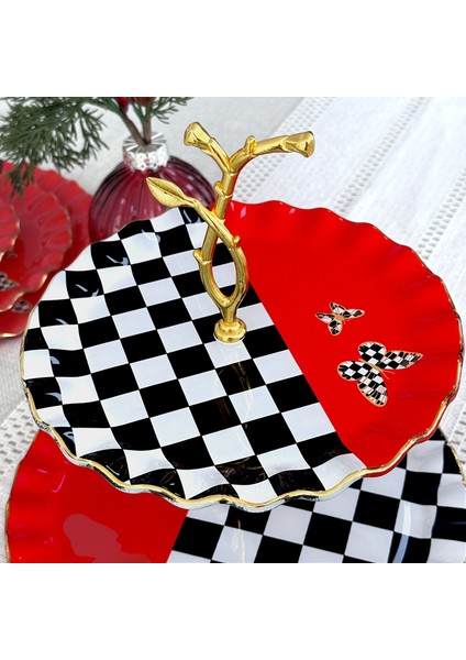 Glore Audra Altın Yaldızlı Cam Kurabiyelik fiyatları