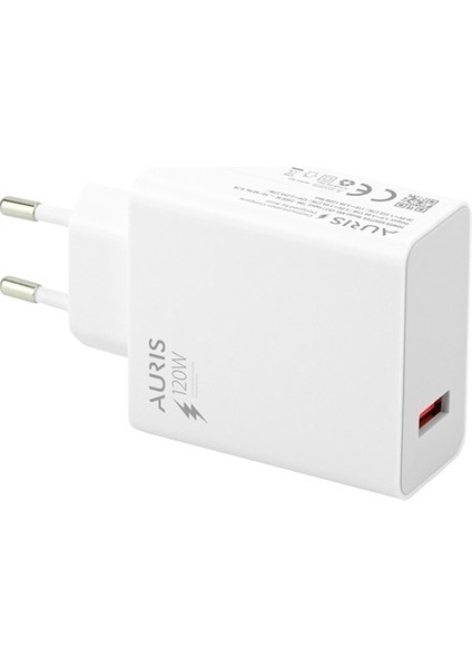 Auris 120W USB Type-C Şarj Saliseli Ultra Süper Hızlı USB Başlık ve Type-C Kablo Seti modelleri