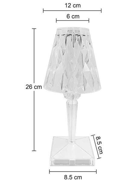 Powermaster HA-1638 Dekoratif Rgb Led'li Ambiyans Masa Gece Lambası Şarjlı Dokunmatik Tuşlu fiyatları