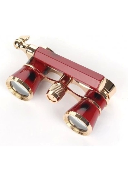 Nefis Işlemeli, Tiyatro / Opera Dürbünü 3X25 Prinç Metal Kaplamalı Retro Kahverengi modelleri