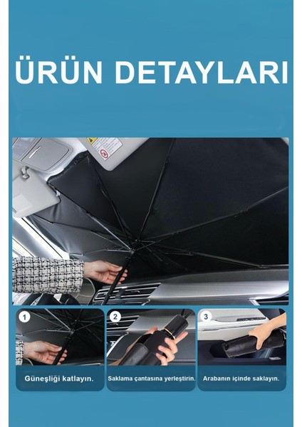Araba Ön Cam Güneşlik Katlanabilir Güneşlik Şemsiye Ön Cam Gölgelik Peugeot 308 ile Uyumlu fırsatları