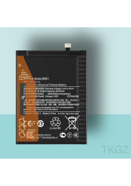 - Xiaomi Redmi 8A - BN51 - Batarya Pil Orijinal Sıfır