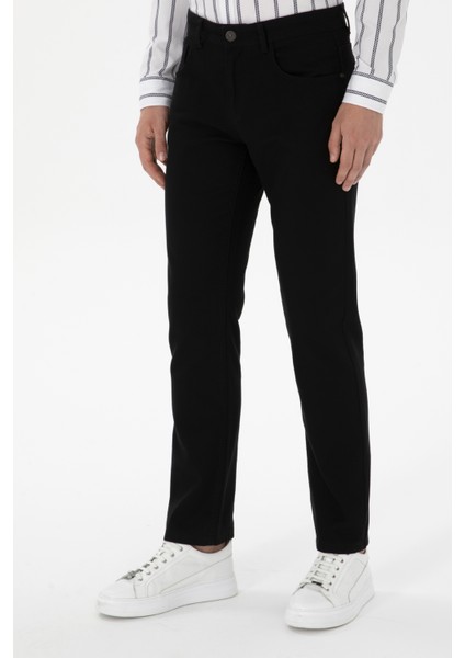 Erkek Siyah Pantolon (Kanvas-Chino) 50311612-VR046 fiyatları