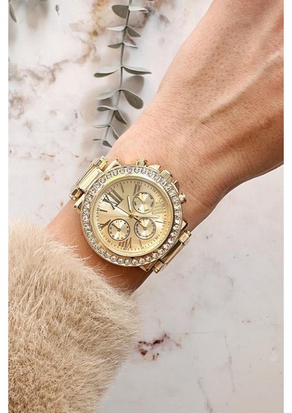 Lapetus Gold Kadran Kadın Kol Saati