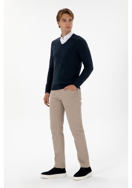 Erkek Koyu Bej Pantolon (Kanvas-Chino) 50311612-VR088 modelleri