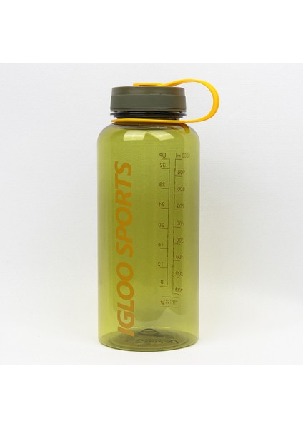 Sports Tritan Matara 1.1 Litre-Yeşil-Turuncu