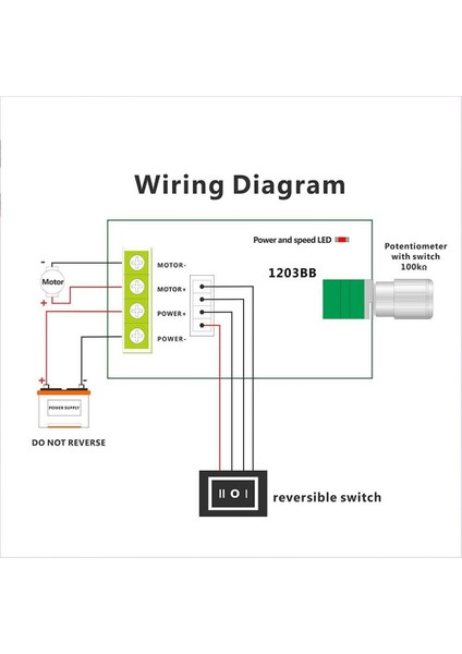Ileri Geri Dc Motor Hız Kontrol Cihazı Pwm Dc 6V12V24V 3A indirimleri