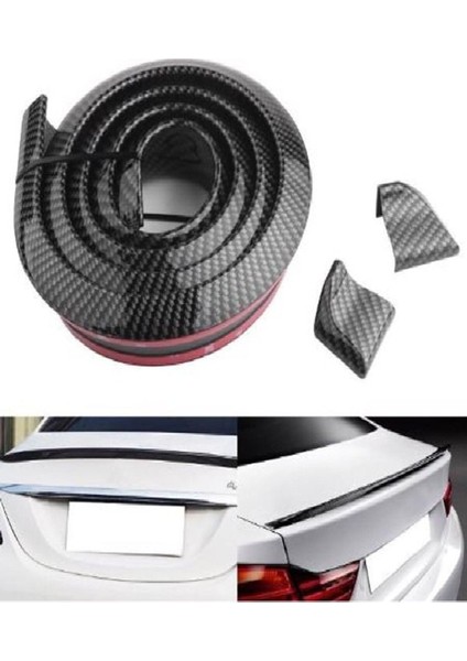 Chevrolet Spark Uyumlu Bagaj Üstü Ithal Samurai Karbon Spoiler Bagaj Çıtası