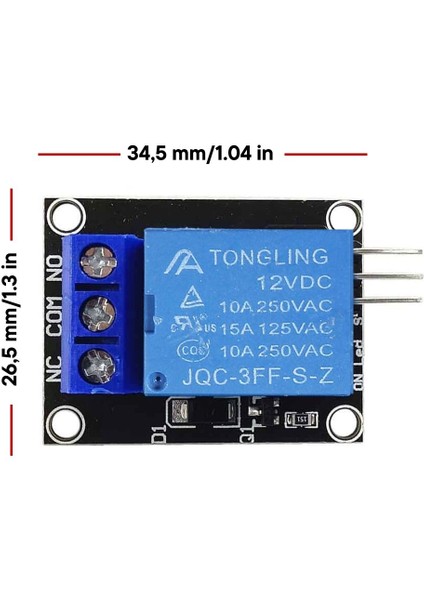 12V Röle Modülü KY-019 1-Way fırsatları