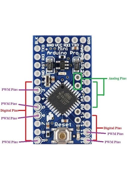 ATMEGA328P 3.3V/8M 5V/16M indirimleri
