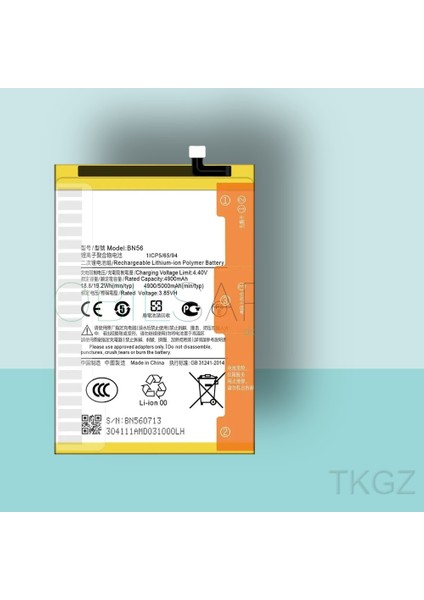 - Xiaomi Redmi 9c - BN56 - Batarya Pil Orijinal Sıfır