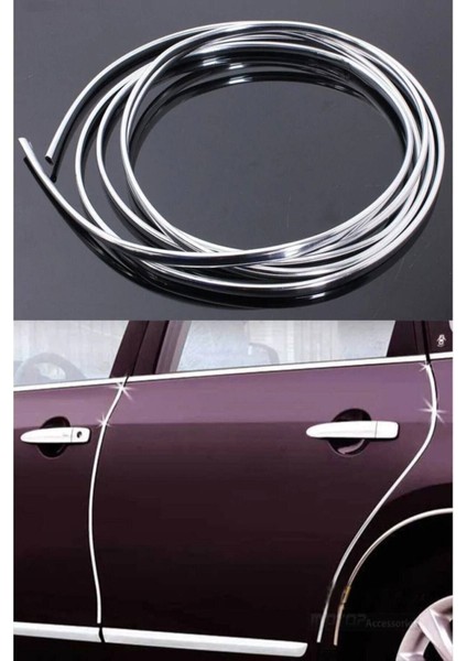 Fiat / Tofaş Şahin Tofaş Şahin 15 Metre U Tipi Krom Nikelaj Elkamet Şerit Çıta