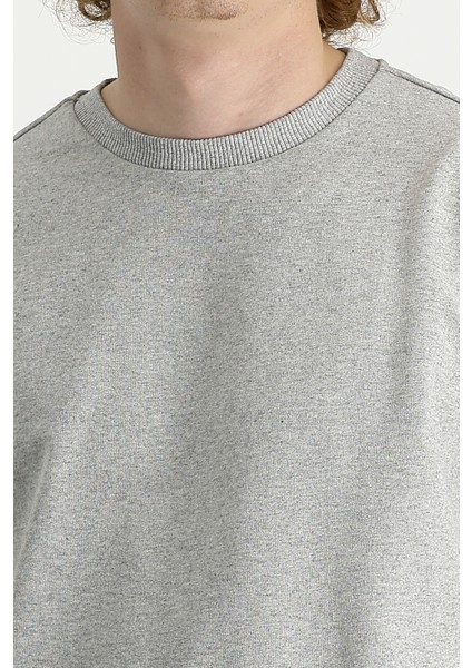 Bisiklet Yaka Pamuklu Sweatshirt fırsatları