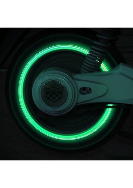 Fosforlu Floresan LED Yeşil Pilsiz Araba Motorsiklet Lastik Sibop Kapaği (2 Adet) fiyatları