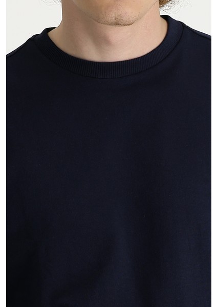 Bisiklet Yaka Pamuklu Sweatshirt fırsatları