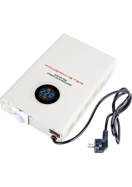 Powermaster SLIM-1000 Otomatik 1000 Watt Voltaj Kombi Regülatörü