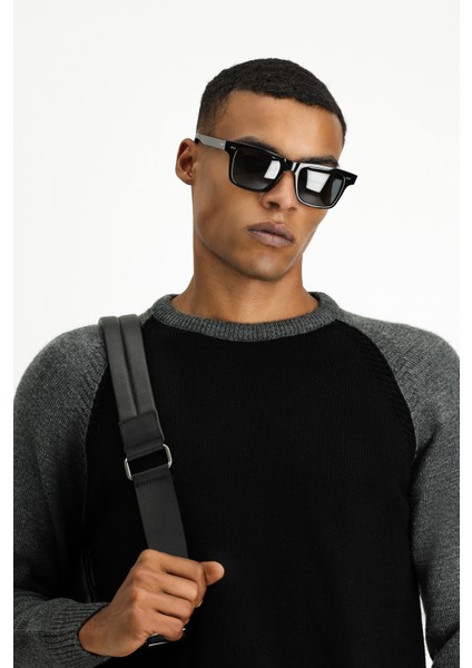 Bisiklet Yaka Regular Fit Dikişsiz Desenli Triko Kazak modelleri