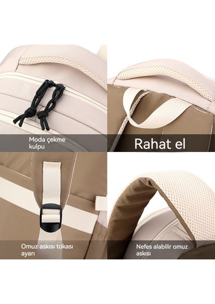 Basit Büyük Kapasiteli Omuz Çantası Öğrenci Okul Çantası (Yurt Dışından) fırsatları