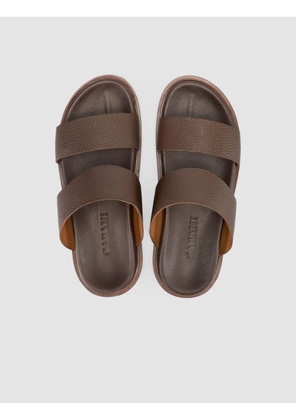 %100 Hakiki Deri Kahverengi Erkek Terlik fırsatları