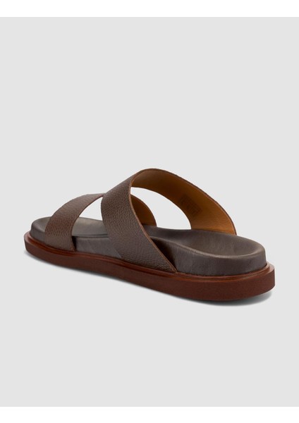 %100 Hakiki Deri Kahverengi Erkek Terlik indirimleri