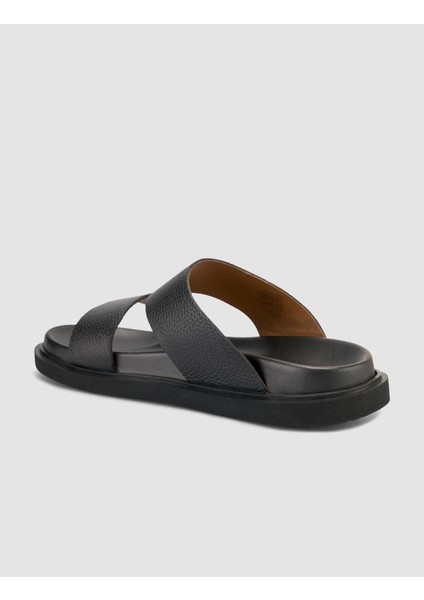 %100 Hakiki Deri Siyah Erkek Terlik