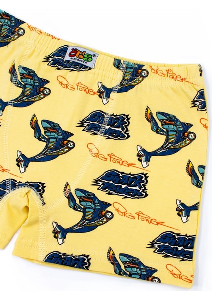 Erkek Çocuk Boxer 3'lü Baskılı (%96 Pamuk - %4 Elastan) fırsatları