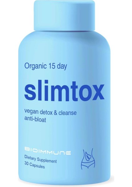Slimtox Vegna Detox & Cleanse Anti-Bloat. 30 Kapsül
