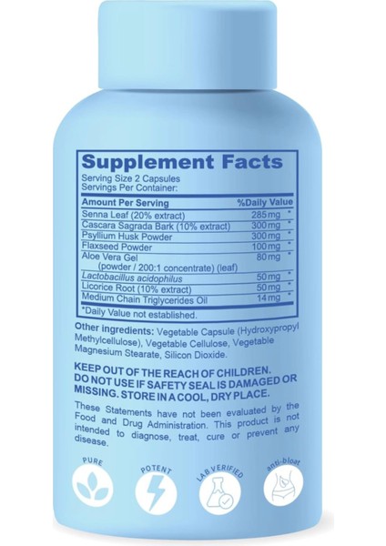 Slimtox Vegna Detox & Cleanse Anti-Bloat. 30 Kapsül fiyatları