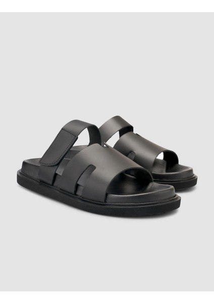 %100 Hakiki Deri Siyah Erkek Terlik