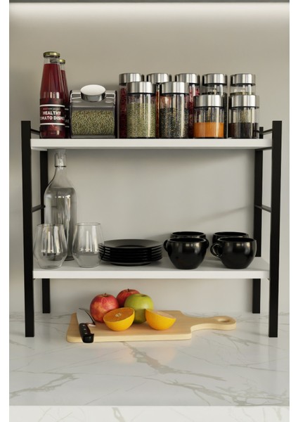 Tezgahüstü,masaüstü Düzenleyicisi,çok Amaçlı Raflı Organizer,çay Kahvebaharatlık Standı