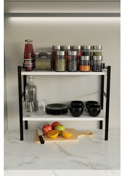 Tezgahüstü,masaüstü Düzenleyicisi,çok Amaçlı Raflı Organizer,çay Kahvebaharatlık Standı