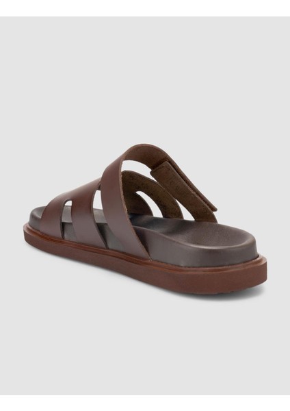 %100 Hakiki Deri Kahverengi Erkek Terlik indirimleri