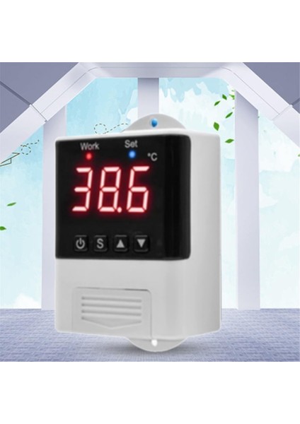 Dijital Termostat Kontrol Cihazı Uzaktan Kumanda Akvaryum Termostat Sıcaklık Kontrol Cihazı Termostat Isıtma Soğutma Modu (Yurt Dışından) fiyatları