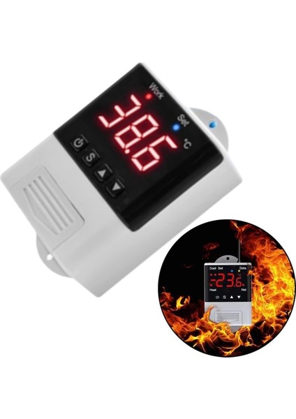 Dijital Termostat Kontrol Cihazı Uzaktan Kumanda Akvaryum Termostat Sıcaklık Kontrol Cihazı Termostat Isıtma Soğutma Modu (Yurt Dışından) modelleri
