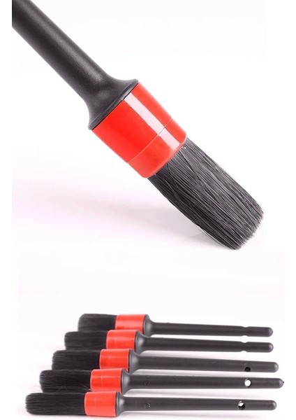 5 Adet Detay Araç Içi Oto Temizleme Fırçası Seti