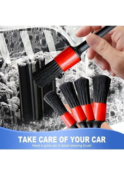 5 Adet Detay Araç Içi Oto Temizleme Fırçası Seti modelleri
