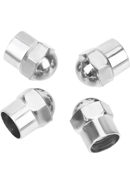 Krom Plastik Contalı Sibop Kapağı 4 Adet