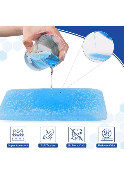 100 Adet Komodin Emici Pedleri Yatak Başı Tuvalet Sandalyesi Kovası, Komodin Astarları Pedleri, Tek Kullanımlık Yatak Başı Komodin Pedleri (Yurt Dışından) modelleri