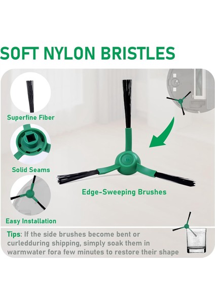 Irobot Combo Essential Serisi Y0140 Y0110 Y0112 Robot Süpürge Aksesuarları Kiti Için Ana Yan Fırça Filtresi Mop Pedi (Yurt Dışından) indirimleri