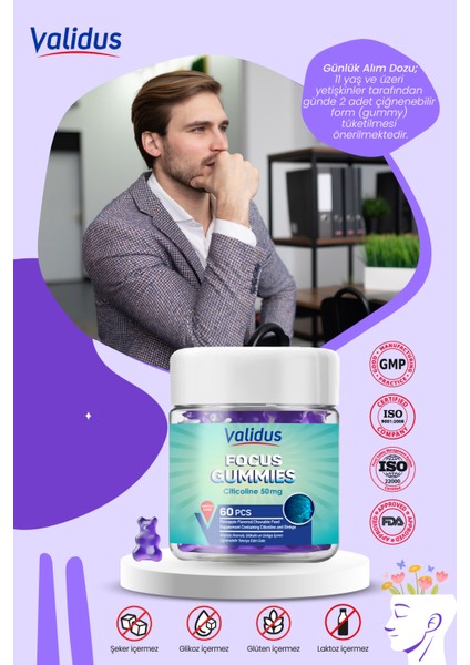 Hafıza Destek Seti - Citicoline - Vitamin B12 - Daily Omega3