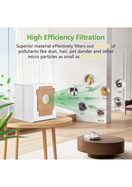 Irobot Roomba Vacuum 2 Q0520 Essential Robot Süpürge Için Toz Torbaları, 2,8 L Büyük Kapasiteli Yedek Süpürge Torbaları (Yurt Dışından) modelleri