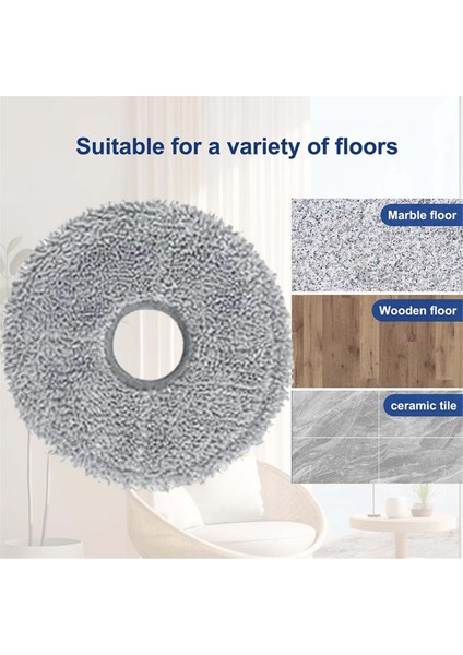 Proscenic M9 Robot Süpürge Yedek Aksesuarları Için 12 Adet Paspas Bezi Yıkanabilir Temizleme Bezi (Yurt Dışından) fırsatları