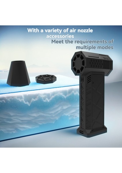 130000 Rpm Fırçasız Motor USB Şarj Edilebilir Güçlü Üfleyici Mini Turbo Jet Fan Bilgisayar Klavyesi Açık Hava Araba Ev Için (Yurt Dışından) modelleri