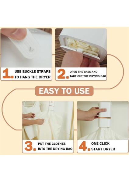 Mini Taşınabilir Çamaşır Kurutma Makinesi Kullanımı Kolay, Iç Çamaşırı, Bebek Giysileri, Hafif Giysiler Için Taşıması Kolay Uk Plug (Yurt Dışından) fiyatları