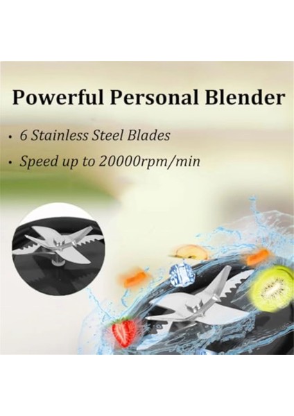 Blender Taze Meyve Suyu Mikseri Ev Elektrikli Kablosuz Şarj Mini Meyve Mikserleri Meyve Suyu Bardağı Blender Milkshake Meyve Suyu Makinesi B (Yurt Dışından) indirimleri