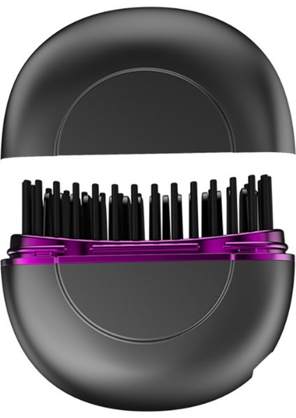 Kablosuz Şarj Edilebilir Seyahat Dostu Taşınabilir Iyonik Saç ve Sakal Düzleştirici Fırça, Mini Saç Şekillendirici (Yurt Dışından)