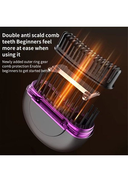 Kablosuz Şarj Edilebilir Seyahat Dostu Taşınabilir Iyonik Saç ve Sakal Düzleştirici Fırça, Mini Saç Şekillendirici (Yurt Dışından) indirimleri