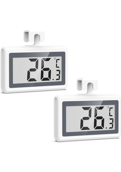 Buzdolabı Dondurucu Termometresi, Dijital Buzdolabı Termometresi, LCD Ekranlı, °c/°f Anahtarı, Mutfak, Ev, Restoranlar Için (Yurt Dışından)